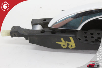 2012-2018 Audi A7 Right Passenger Side Exterior Door Handle White 4H0837886 OEM