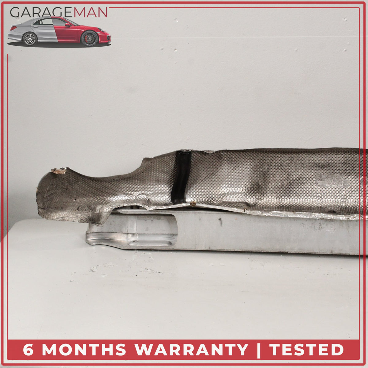 1999-2001 Porsche 911 Rear Bumper Reinforcement Impact Bar w/ Heat Shield OEM