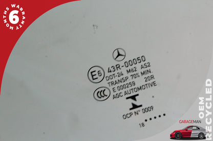 2018-2023 Mercedes W238 E450 E400 Coupe Front Left Side Door Window Glass OEM