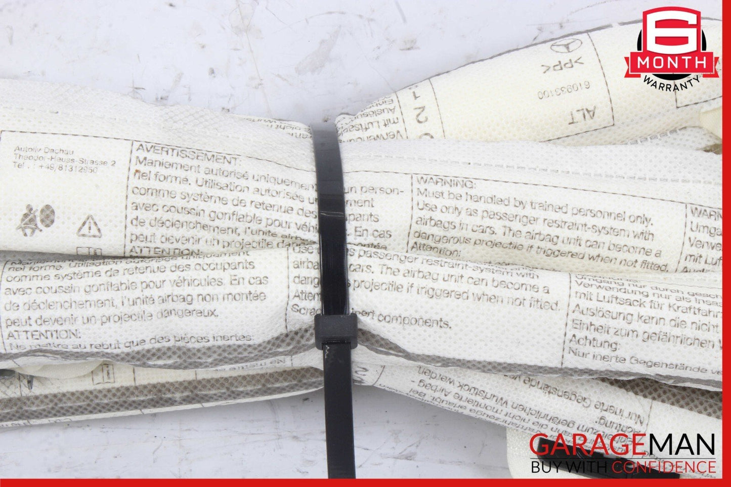 12-18 Mercedes W218 CLS500 CLS400 Roof Curtain Air Bag Left Driver Side OEM