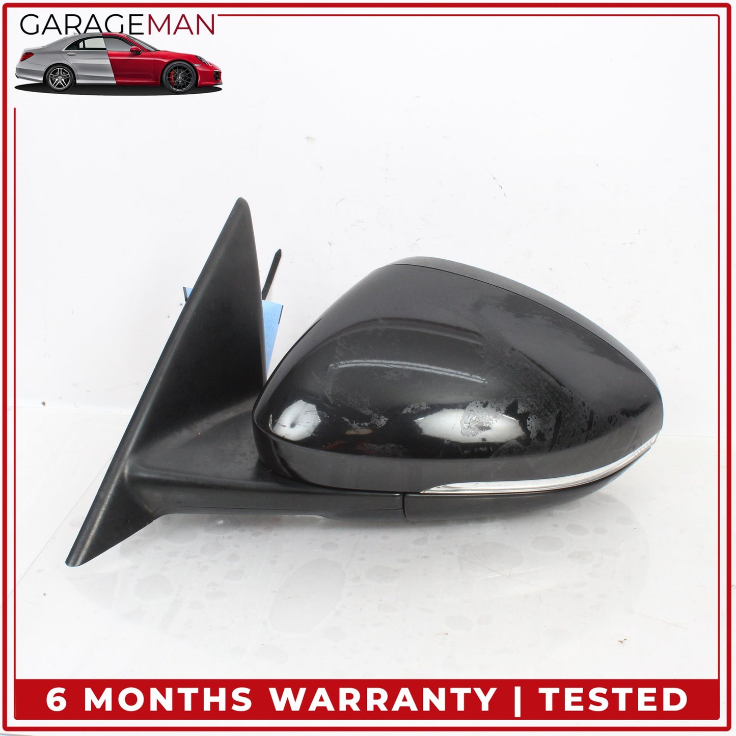 2014-2024 Jaguar F-Type X152 Front Left Door Rear View Mirror w/ Blind Spot OEM