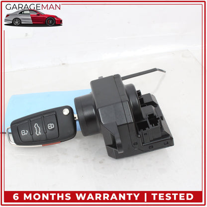 2007-2015 Audi Q7 A6 S6 Ignition Switch Module w/ Key Fob 4F0909135L OEM