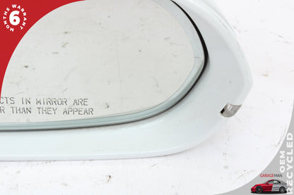 2012-2018 Audi A6 S6 Front Right Door Rear View Mirror w/ Blind Spot White OEM