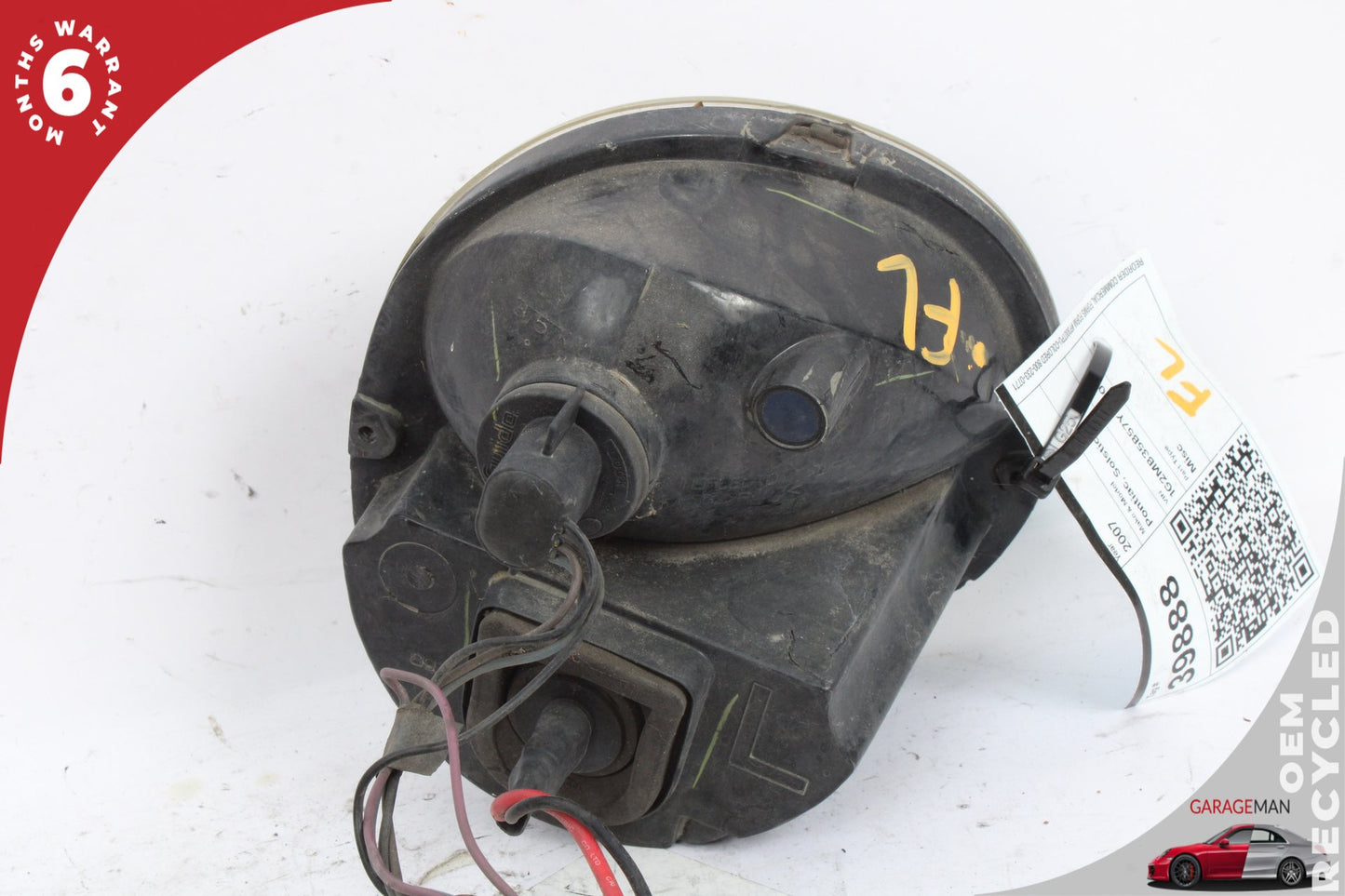 2006-2009 Pontiac Solstice Front Left Fog Light Lamp w/ Turn Signal 15852221 OEM