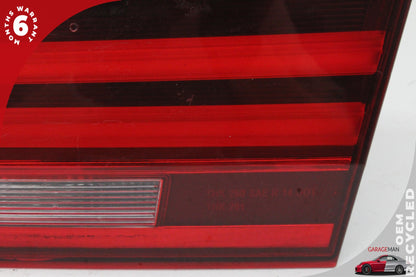 2016-2018 BMW 320i F30 Rear Right Side LED Inner Tail Light Lamp 8736912 OEM
