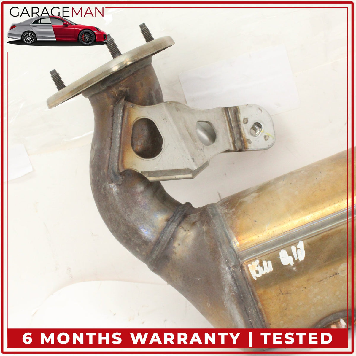2017-2019 Audi Q7 SUV AWD 3.0L Exhaust System Downpipe Tube Pipe 4M0131703 OEM