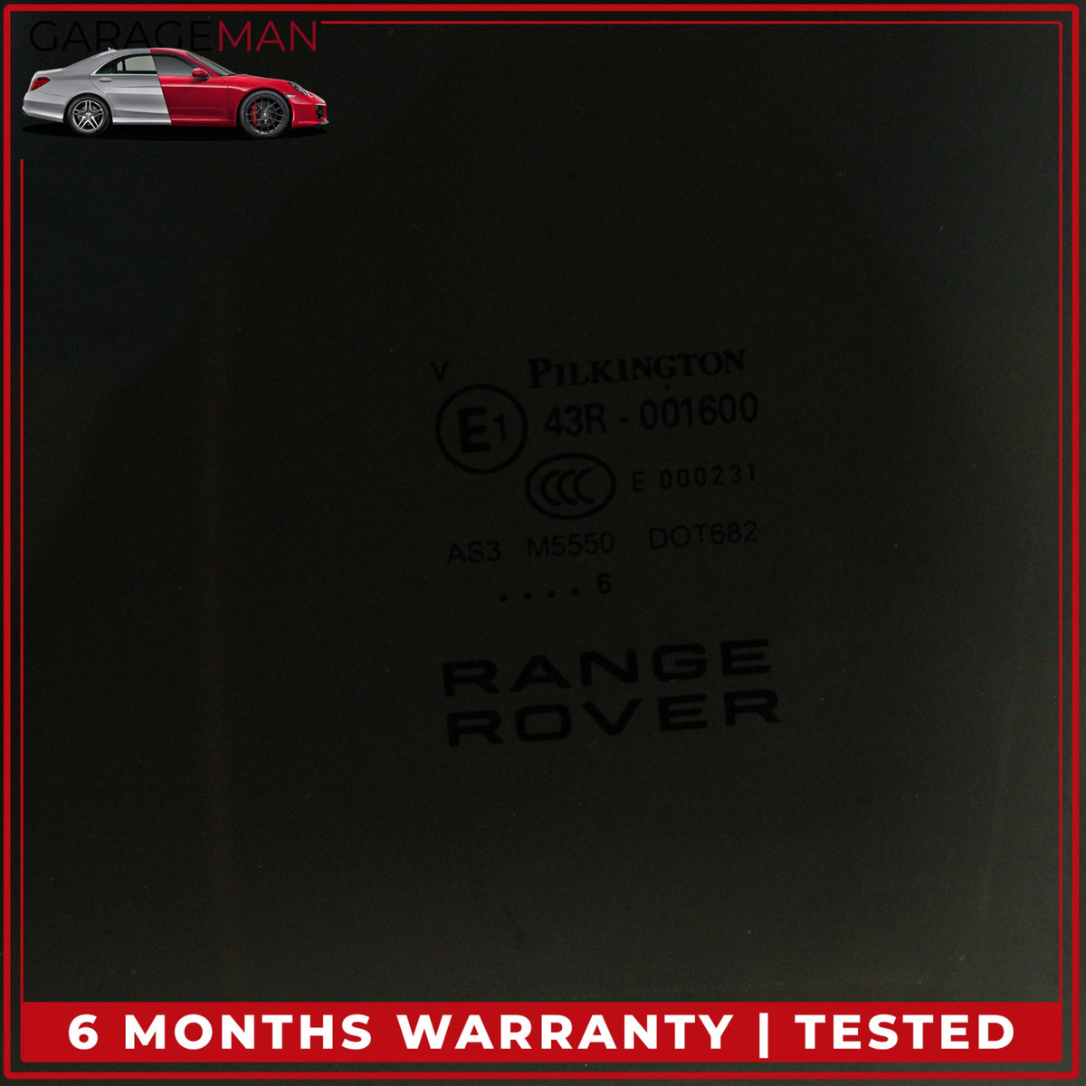 2014-2022 Range Rover Sport L494 Rear Left Door Window Glass DK6225713BD OEM