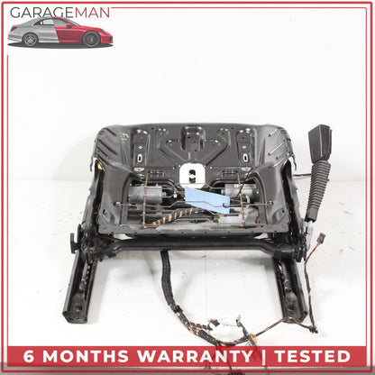2010-2012 Range Rover L322 Front Left Seat Track Rail Frame w/ Motors OEM