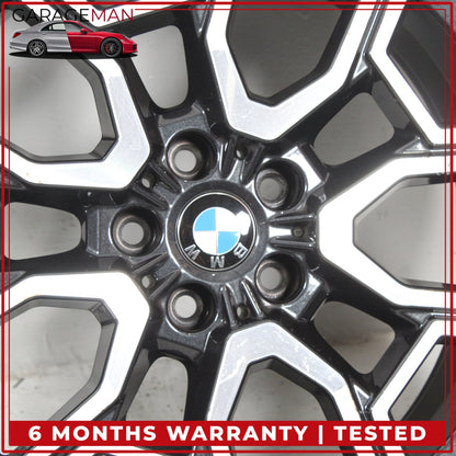 2023-2025 BMW X1 X2 Front or Rear Wheel Rim 8JX19H2 ET46 w/ Continental Tire OEM