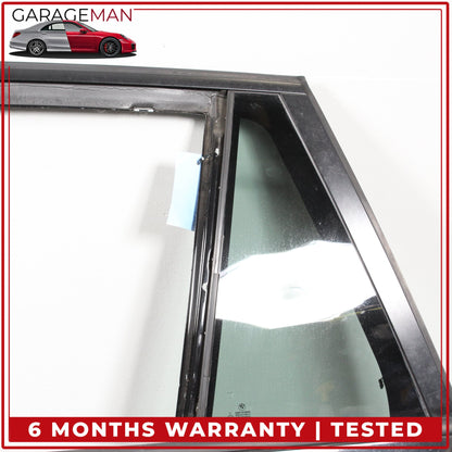 2007-2013 BMW X5 E70 Rear Left Side Door Shell Black w/ Window Regulator OEM