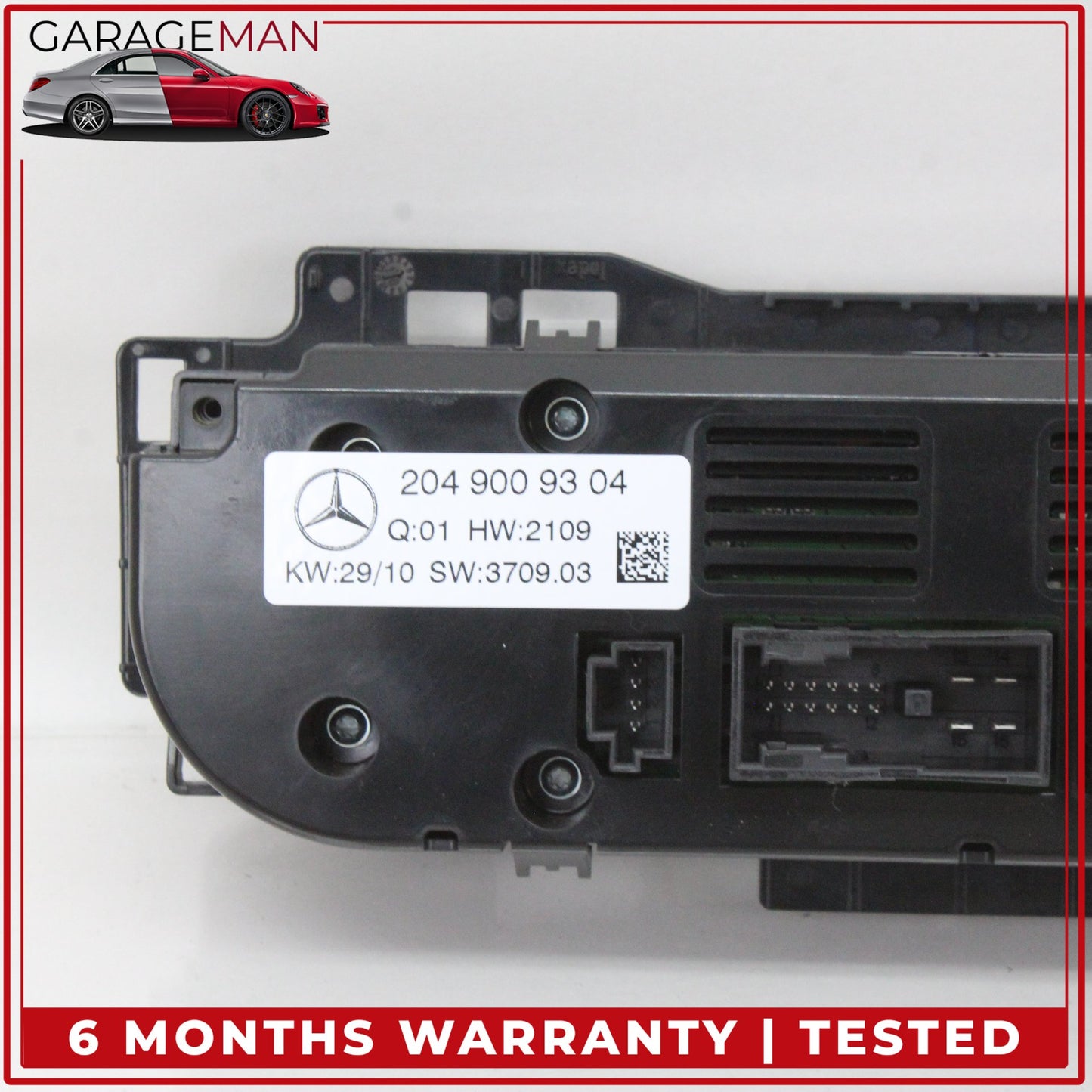 2008-2011 Mercedes W204 C300 AC A/C Temperature Climate Control Switch Panel OEM