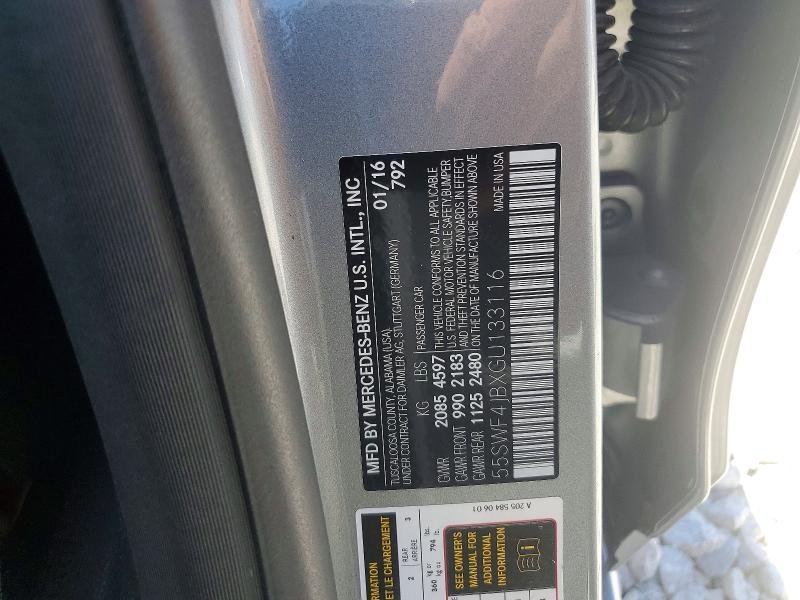 Parting Out- 2016 Mercedes-Benz C300 W205- 220