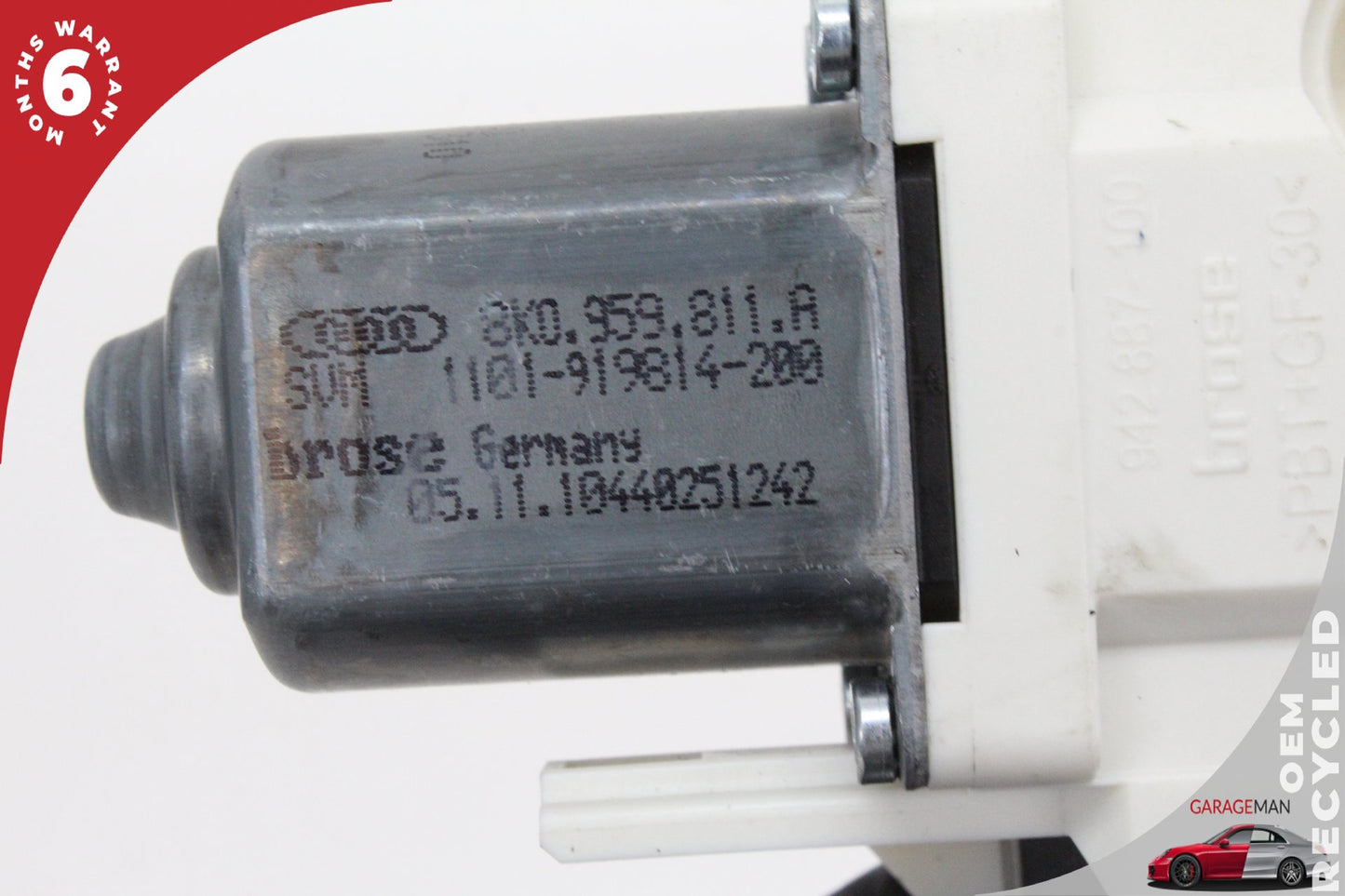 2011-2018 Porsche Cayenne 958 Rear Right Window Regulator Motor 8K0959811A OEM