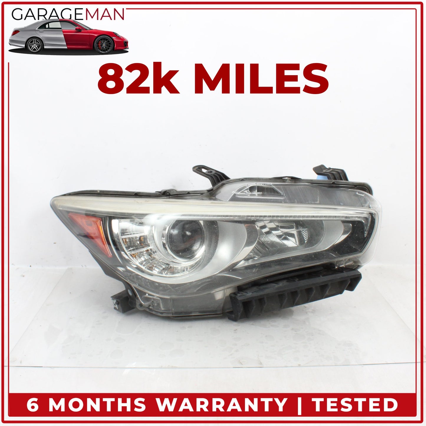 2015-2018 Infiniti Q50 V37 Front Right Side LED Head Light Lamp 260104HB0B OEM