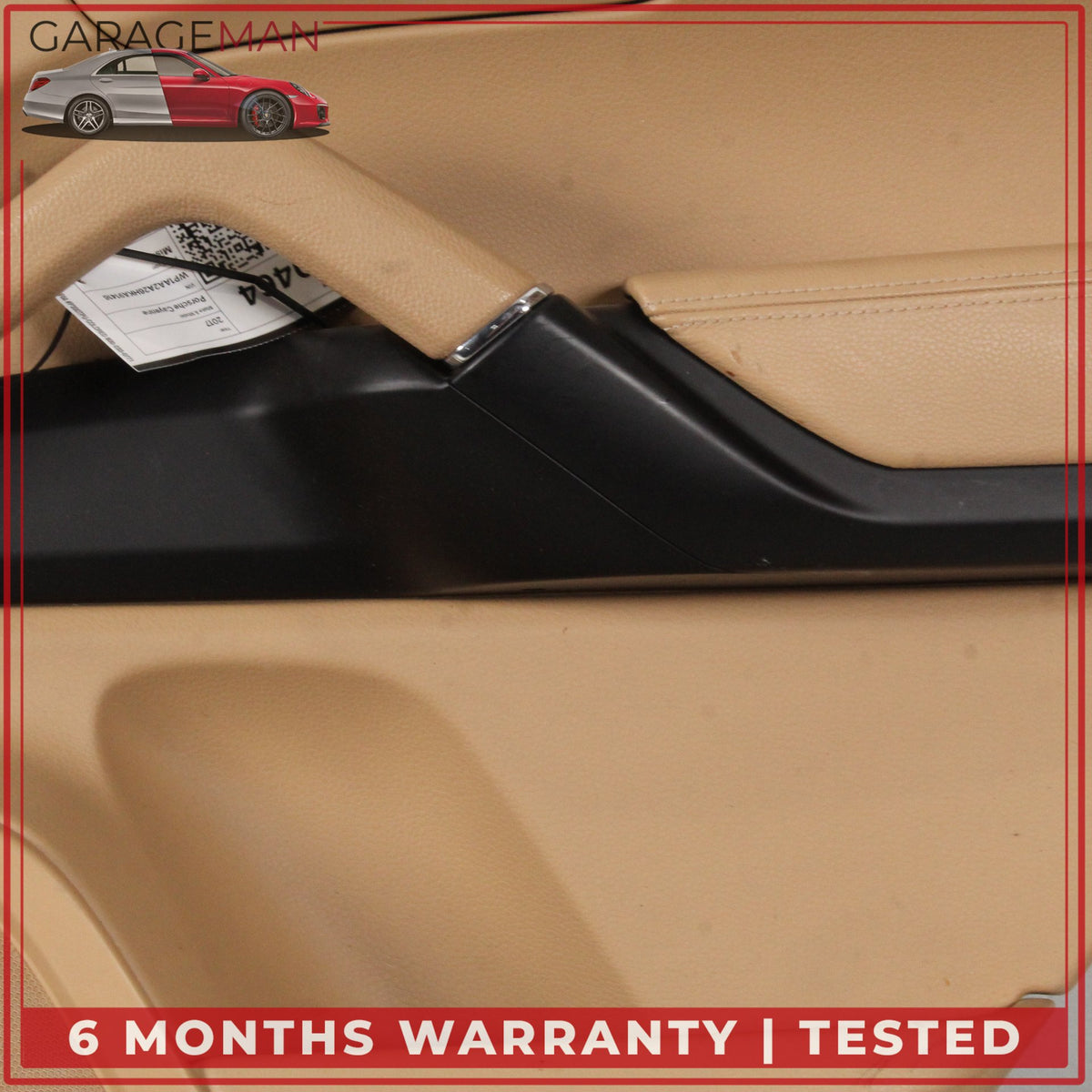 2011-2018 Porsche Cayenne 958 Rear Right Side Door Trim Cover Panel Beige OEM