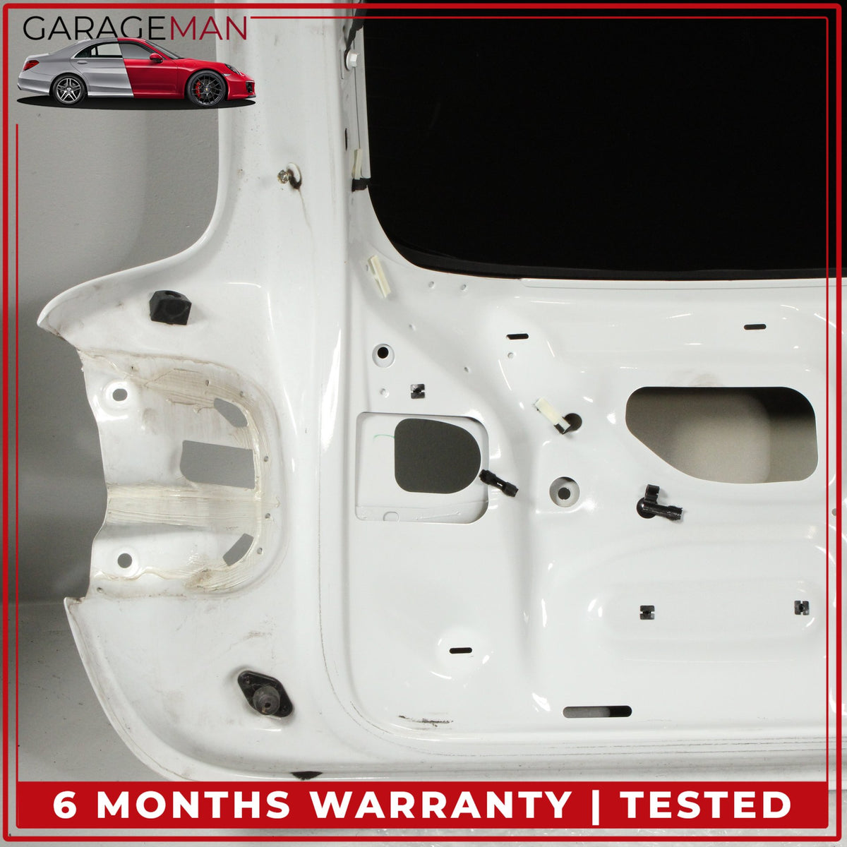 2007-2015 Audi Q7 4L Rear Trunk Lid Panel Assembly Glacier White Metallic OEM
