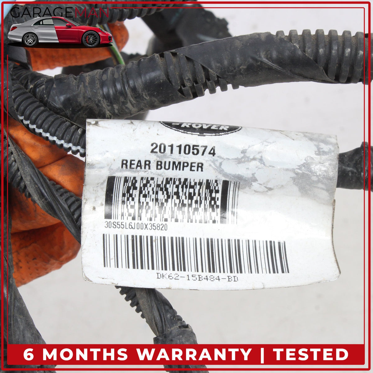 2013-2017 LR Range Rover Sport L494 Rear Bumper Wire Harness w/ Sensors OEM