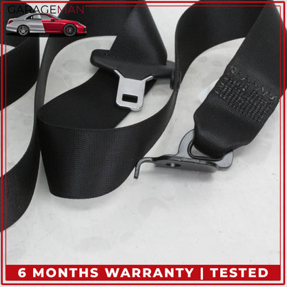 2011-2018 BMW X3 X4 F25 F26 Rear Left Driver Side Seat Belt Black OEM