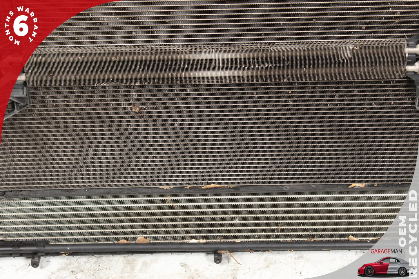 2011-2018 Porsche Cayenne 958 Engine Radiator A/C Condenser Cooler w/ Fan Motor