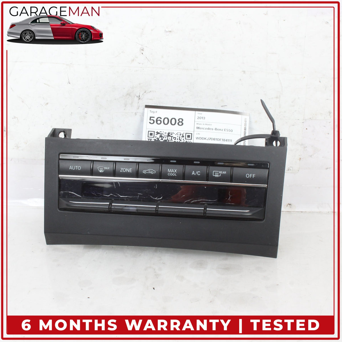2010-2017 Mercedes C207 E550 AC Temperature Climate Control Panel 2129008911 OEM