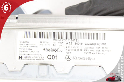 2007-2014 Mercedes W221 S550 CL550 Harman Becker Kardon Amplifier 2218705089 OEM