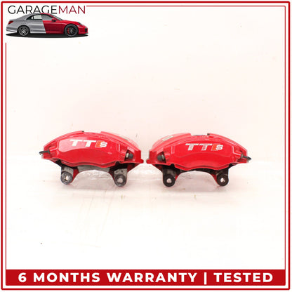 2016-2023 Audi TTS 8S Front Left & Right Brake Calipers (set of 2) OEM