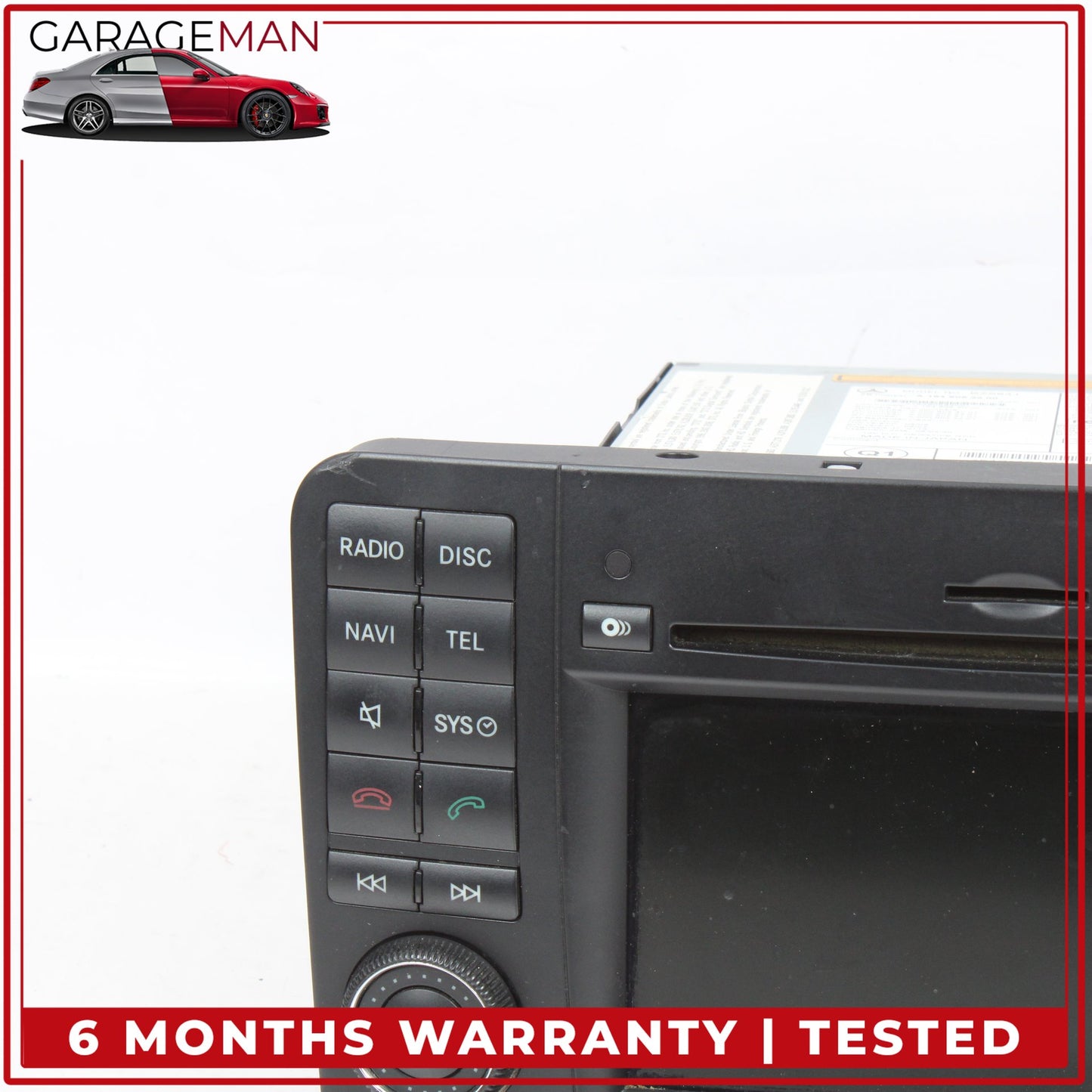 2009-2012 Mercedes X164 GL450 Front Command Head Unit Navigation CD Audio OEM