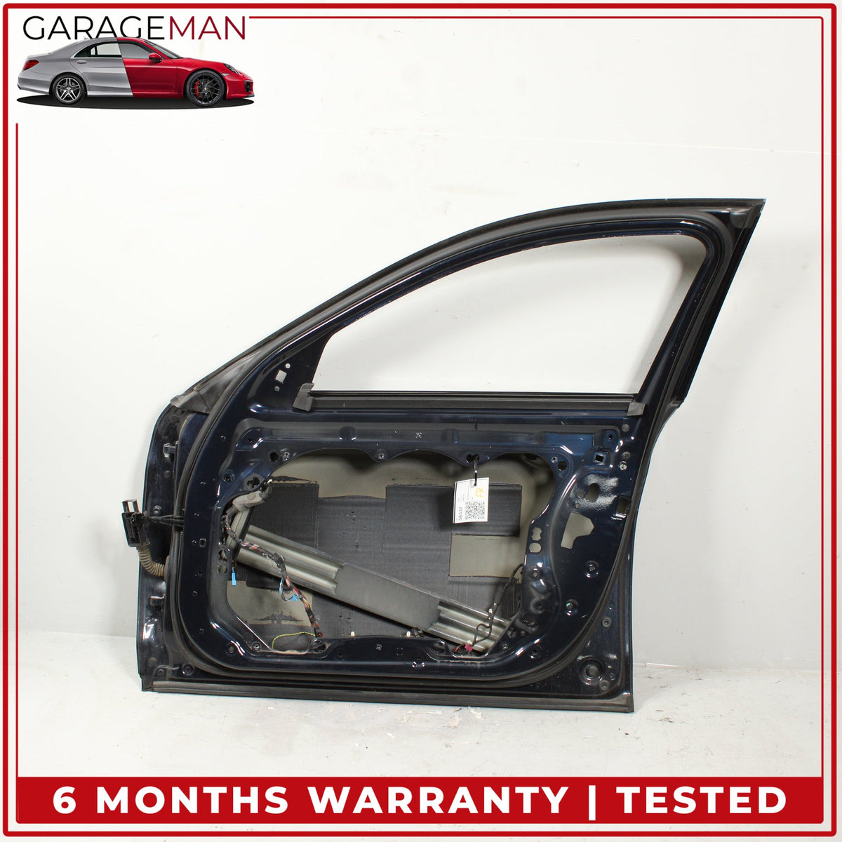 2017-2023 BMW 530e G30 Front Right Side Door Shell Imperial Blue Metallic OEM