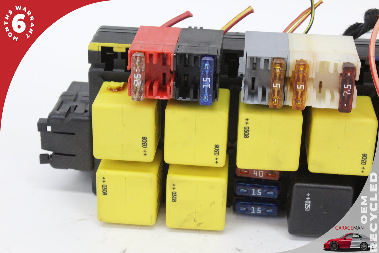 2000-2006 Mercedes W220 S55 AMG Front Left SAM Fuse Box Module 0325458232 OEM