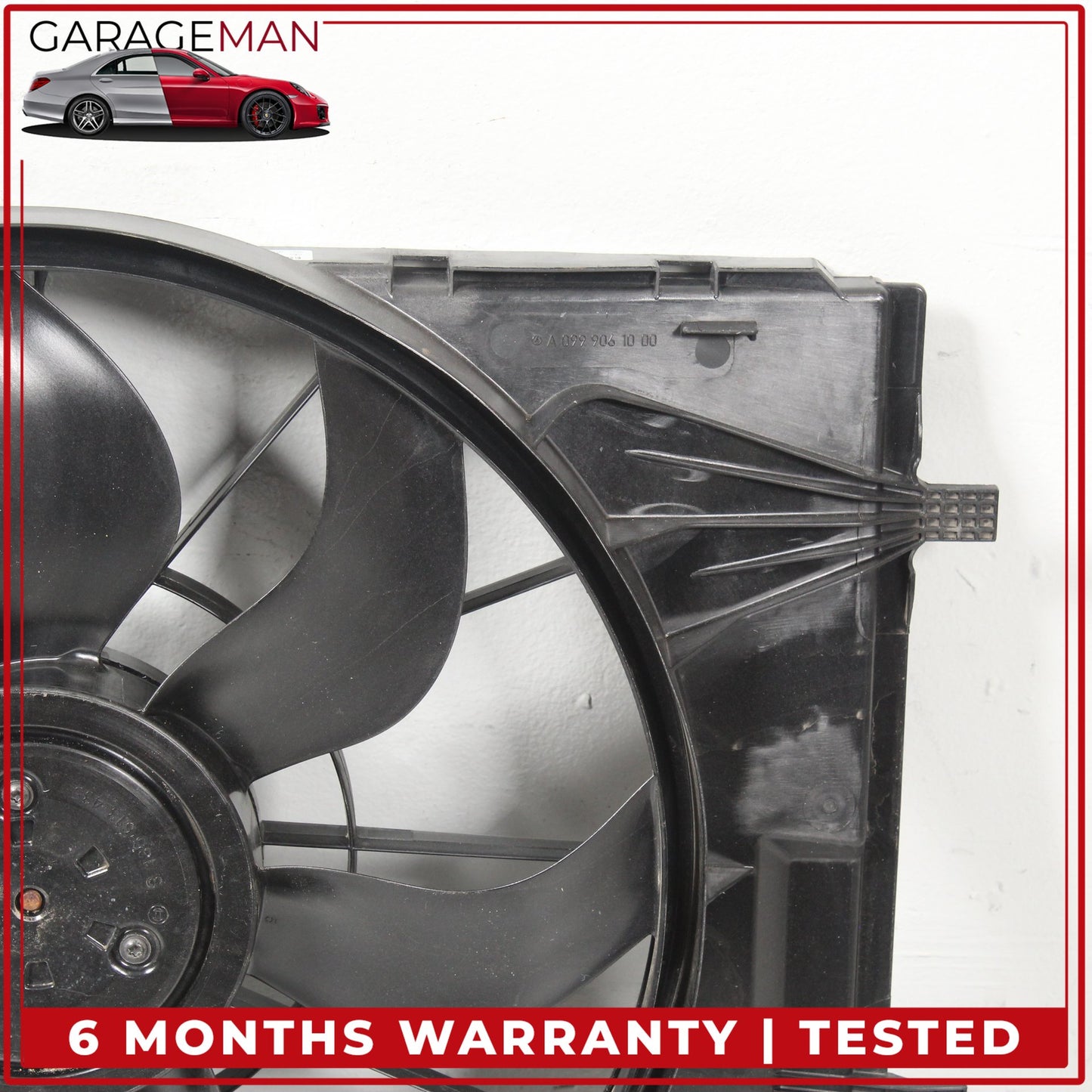 2015-2023 Mercedes W205 C300 Engine Radiator Cooling Fan Motor Assembly OEM