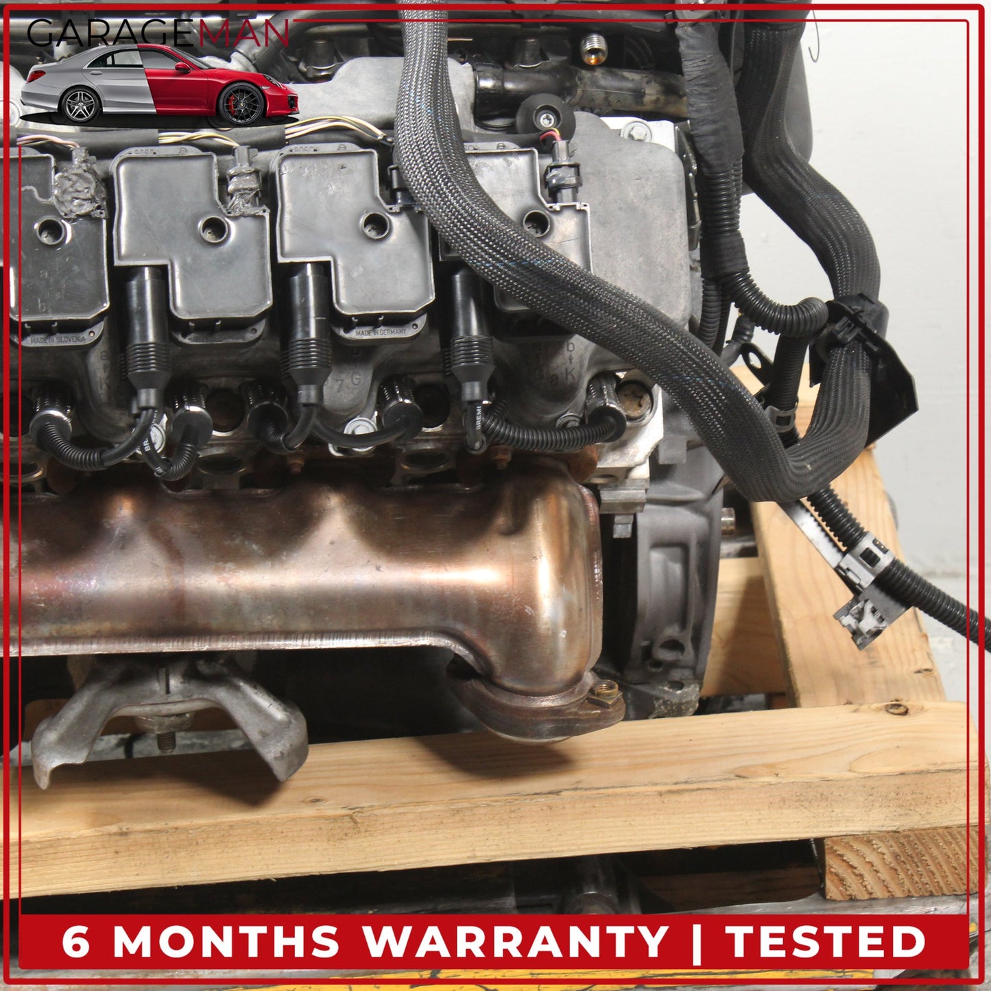 2003-2006 Mercedes R230 SL500 RWD 5.0L V8 Engine Motor Assembly OEM 130K