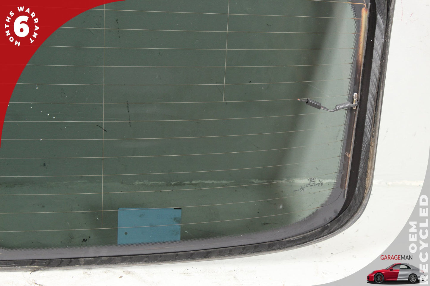2007-2015 Audi Q7 Rear Back Trunk Lid Hatch Windshield Glass 4L0845501C OEM