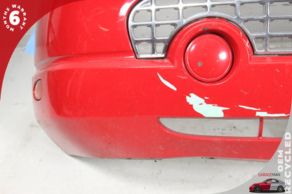 2002-2005 Ford Thunderbird Front Bumper Cover Red w/ Grille Assembly OEM