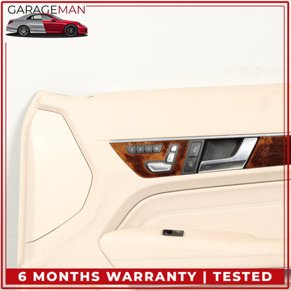 2014-2017 Mercedes C207 E400 Coupe Front Right Side Door Trim Panel Beige OEM