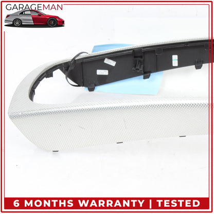 2009-2017 Audi A4 Front Center Console Trim Cover Panel Fish Scale 8K0863305 OEM