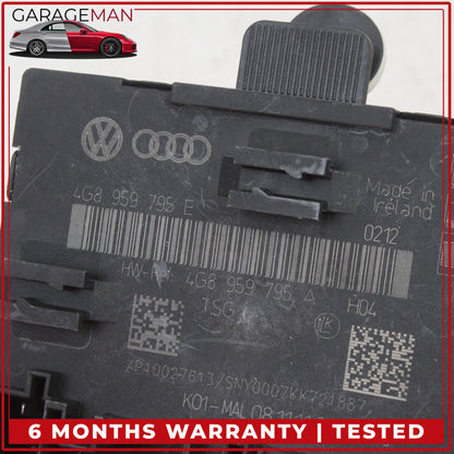2012-2018 Audi A7 Rear Left or Right Side Door Control Module 4G8959795E OEM