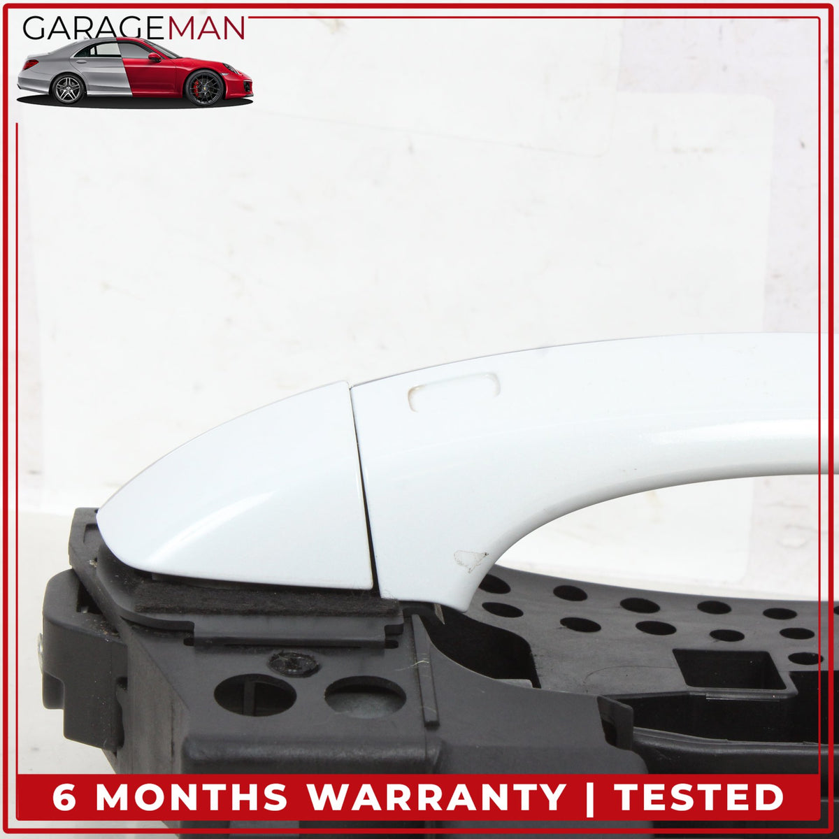2011-2018 Audi A8 S8 Front Right Exterior Door Handle Glacier White Metallic OEM
