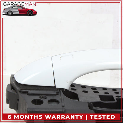 2011-2018 Audi A8 S8 Front Right Exterior Door Handle Glacier White Metallic OEM