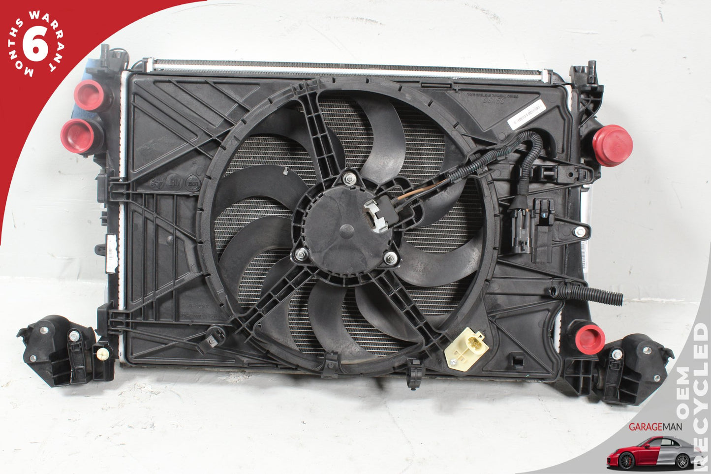 2014-2020 Fiat 500L Engine Cooling Radiator AC A/C Condenser Assembly OEM