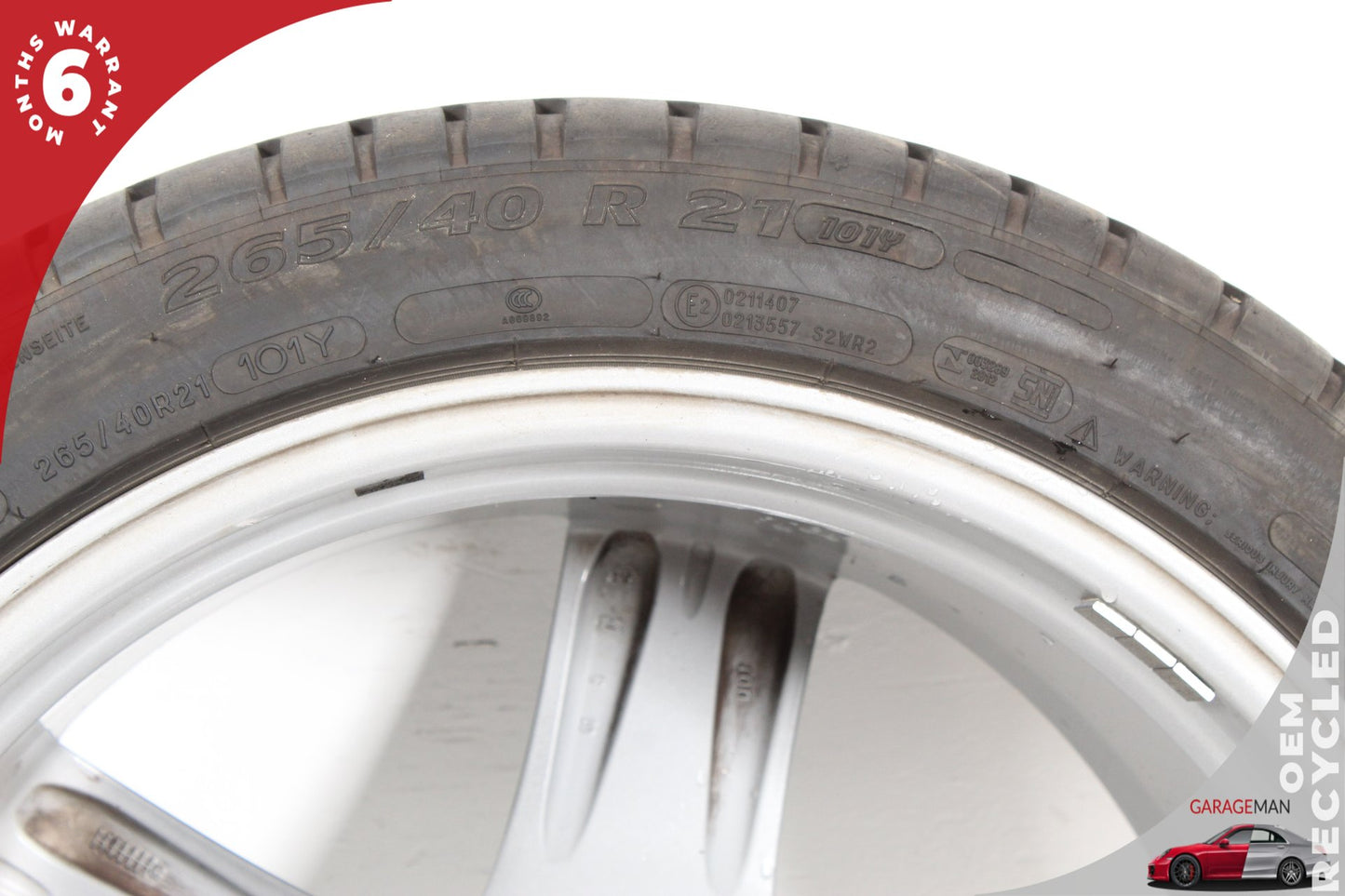 19-24 Porsche Macan 95B SUV Wheel Rim w Tire 9.5Jx21 ET27 265/40 R21 95B601025EF