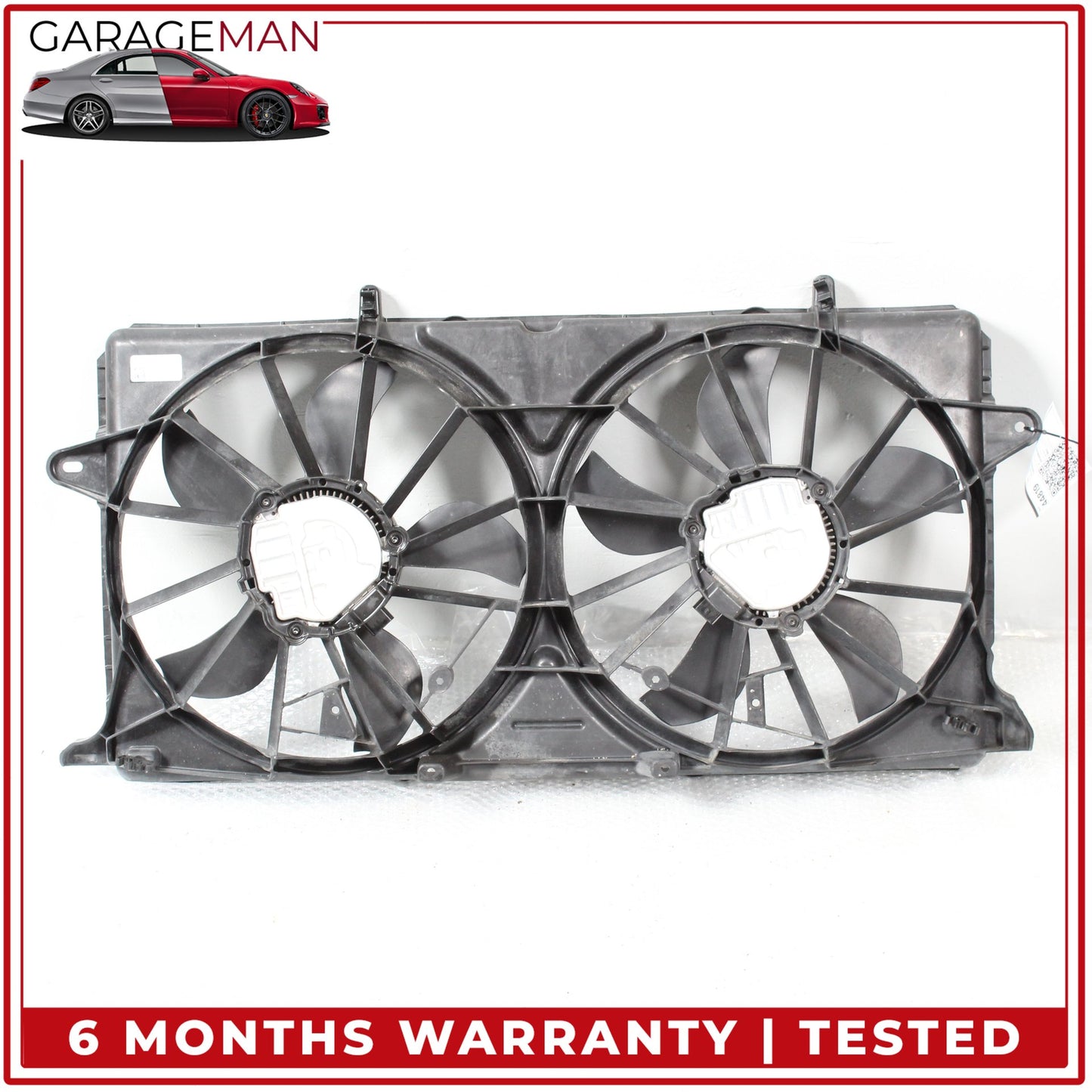 2014-2019 Chevrolet Silverado 1500 Radiator Cooling Dual Fan Motor Assembly OEM