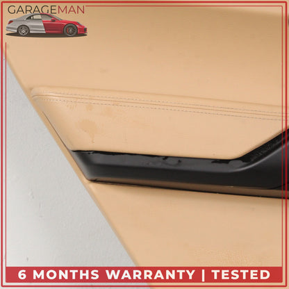 2011-2018 Porsche Cayenne 958 Rear Left Side Door Trim Cover Panel Beige OEM