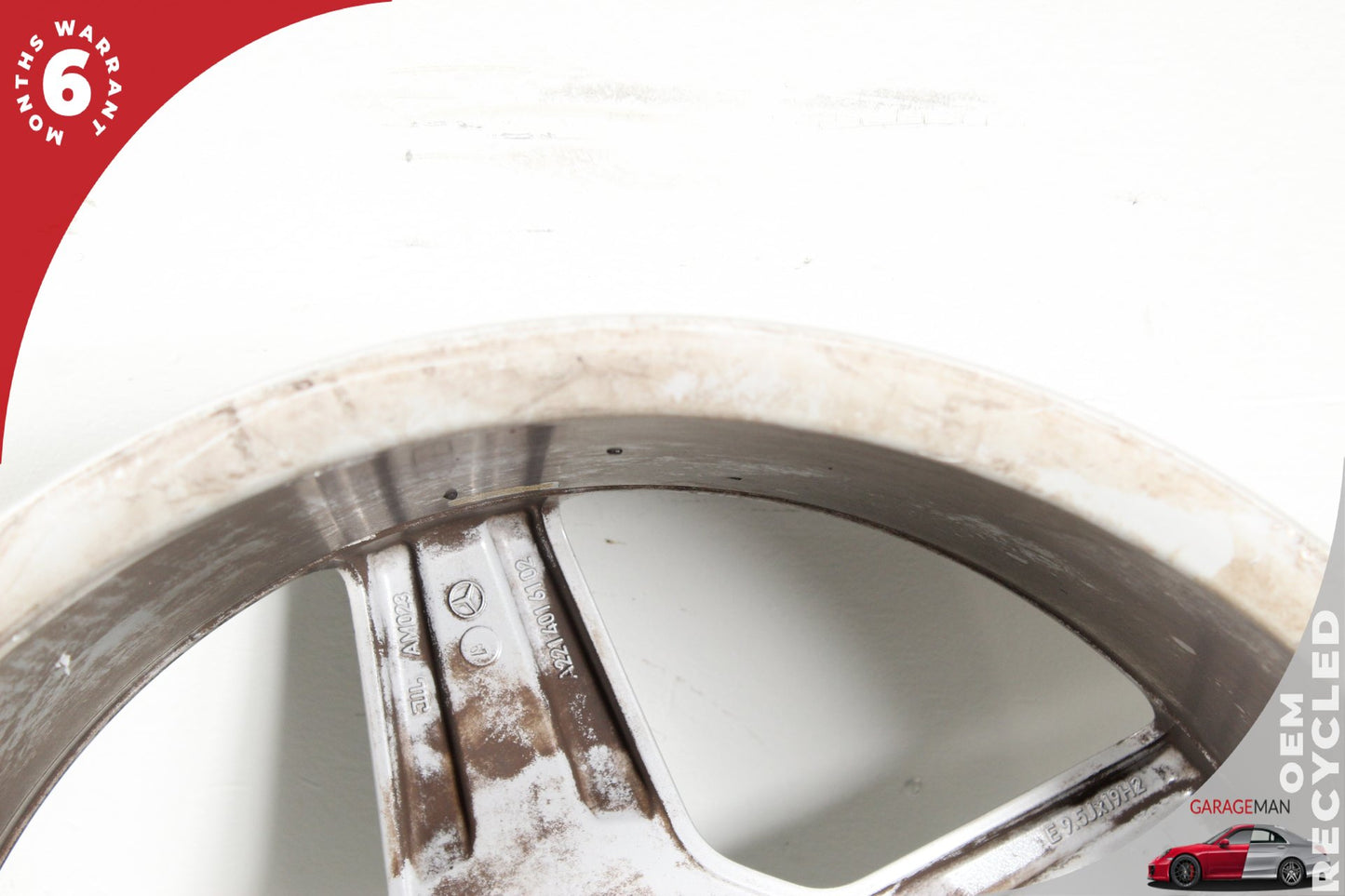 2010-2012 Mercedes W221 S550 CL550 Rear Wheel Rim 9.5JX19H2 ET43 2214016102 OEM