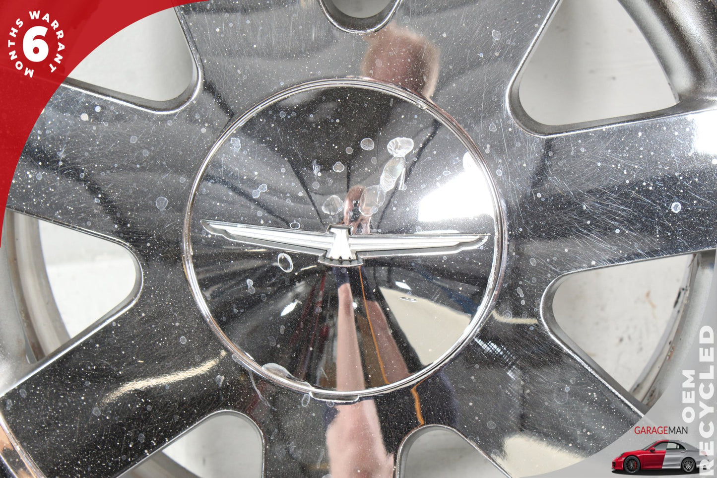 2002-2005 Ford Thunderbird Wheel Rim 7.5JX17 ET60 w/ Wheel Center Cap 1W631007CB