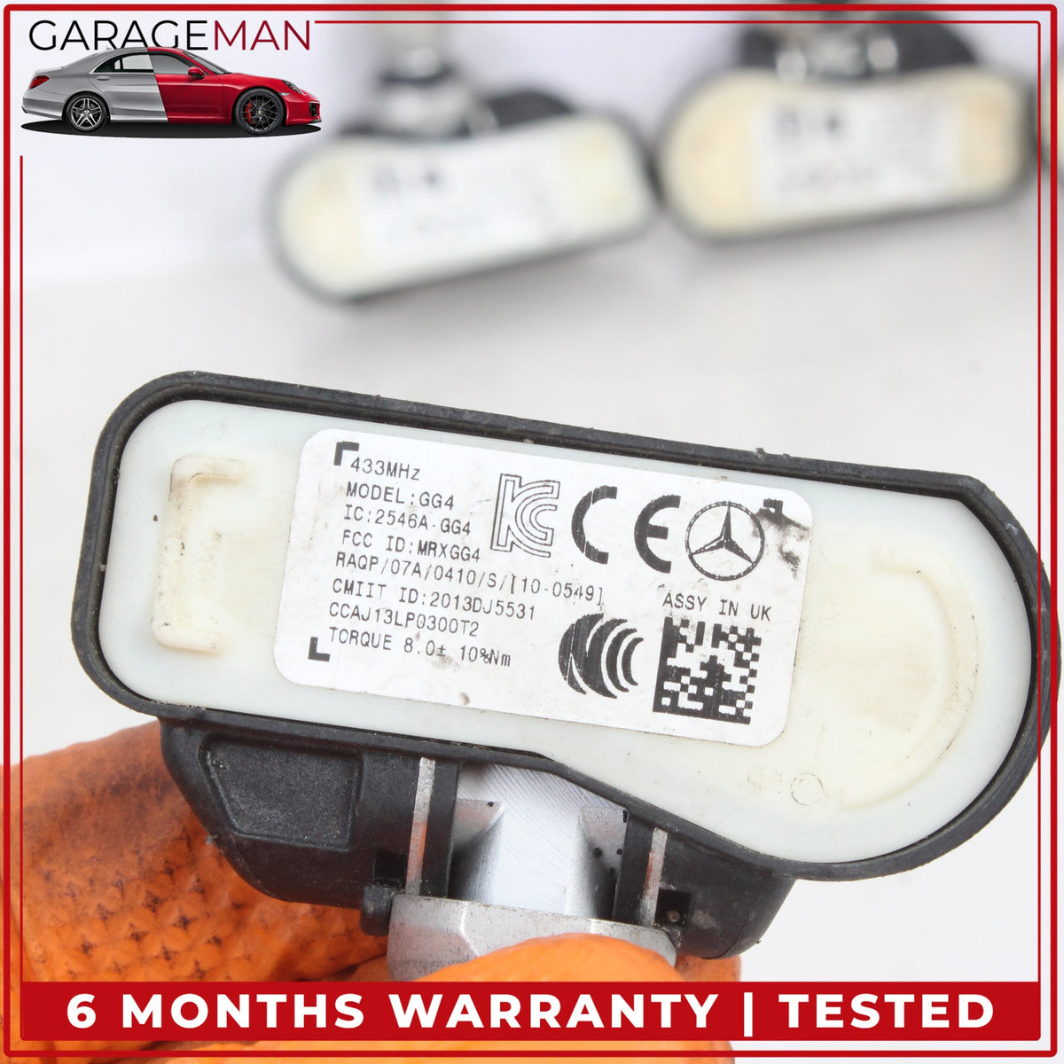 2012-2020 Mercedes C117 CLA250 TPMS Tire Pressure Sensor 433 MHZ Set of 4 OEM