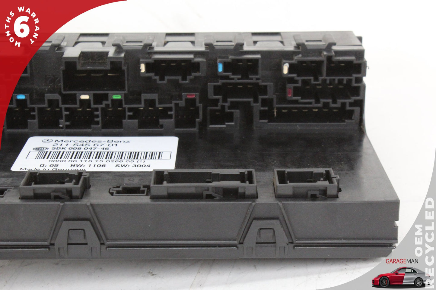 03-11 Mercedes-Benz CLS500 W219 Sedan Rear Trunk Fuse Box Module 2115455301