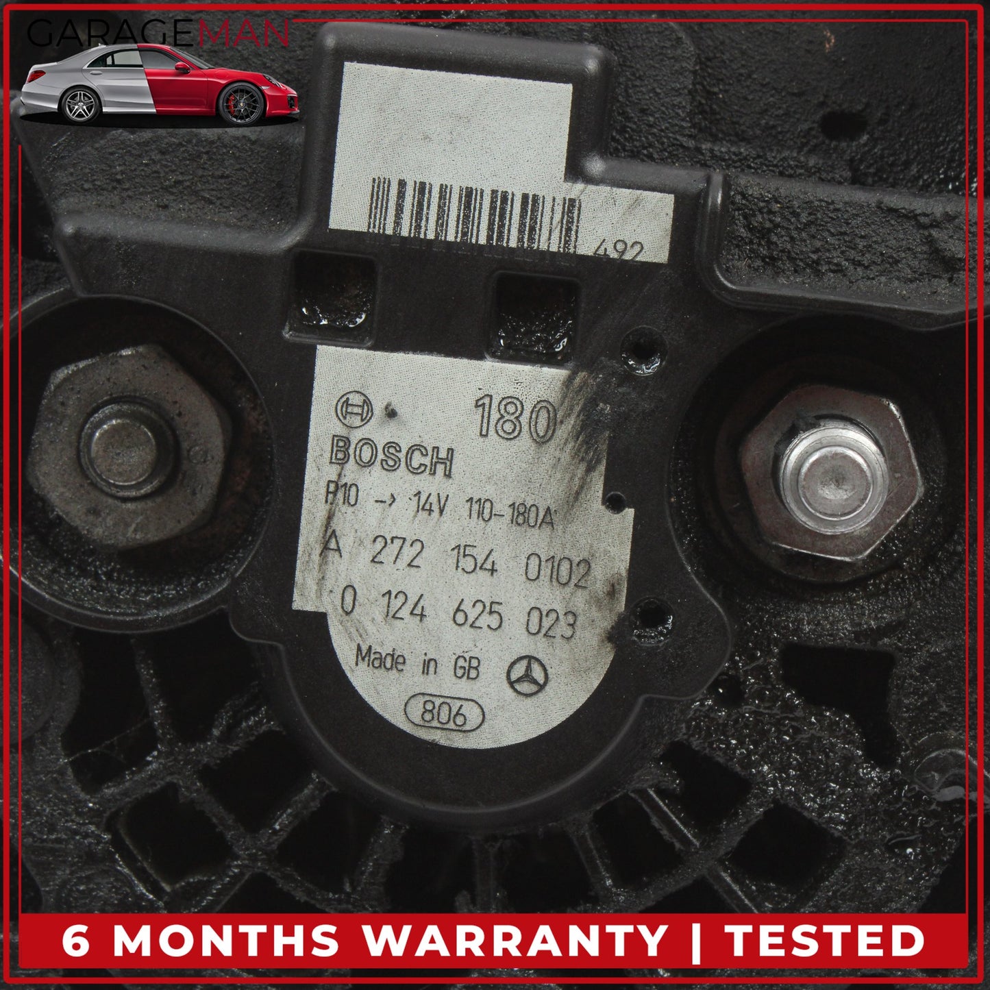2006-2011 Mercedes-Benz E350 W211 Sedan Alternator Generator 2721540102 OEM
