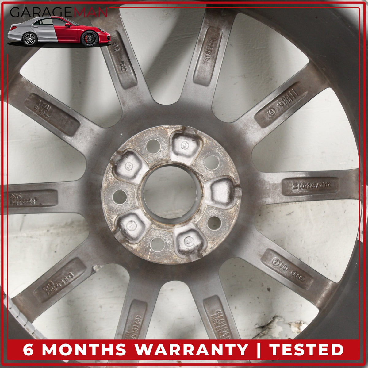 2016-2018 Audi A6 S6 Front or Rear Wheel Rim 8.5JX19 H2 ET43 4G9601025H OEM