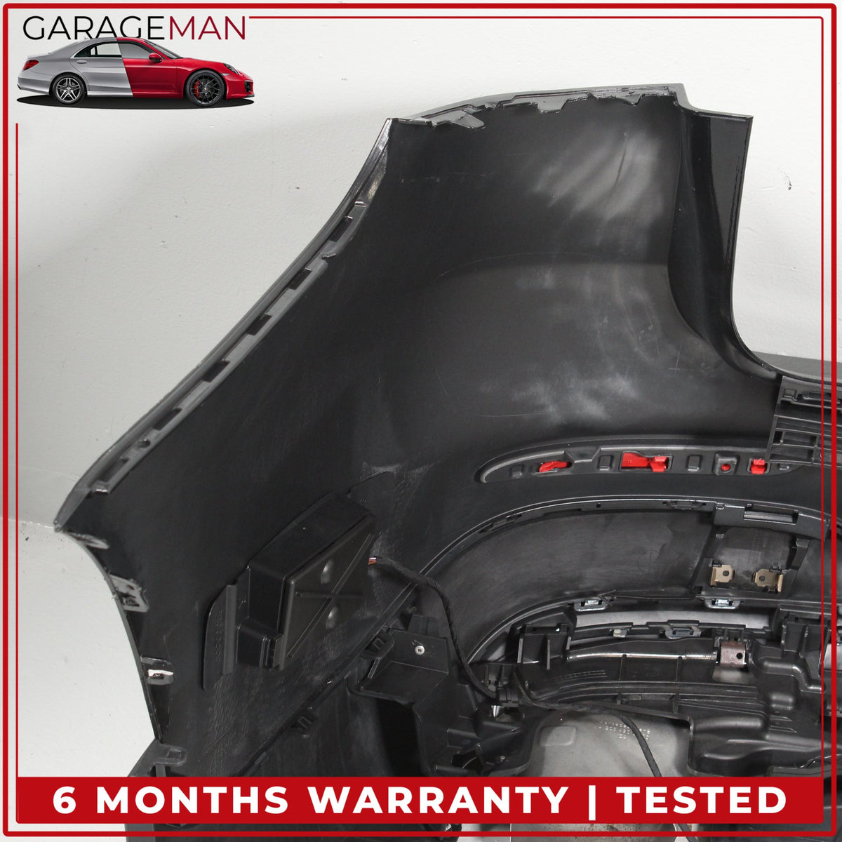 2016-2018 Mercedes-Benz GLC300 Rear Bumper Cover Assembly 2538852201 Black OEM