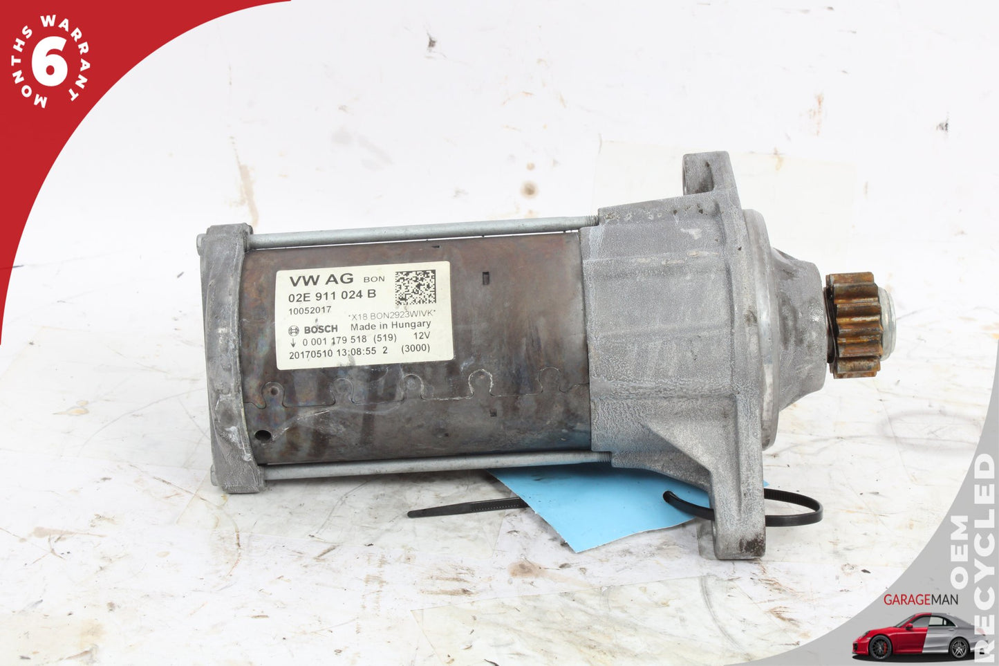 2015-2020 Audi A3 8V Sedan Engine Motor Starter Bosch 02E911024B